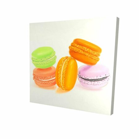 FONDO 16 x 16 in. Small Bites of Macaroons-Print on Canvas FO2786640
